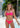 Ruched Bandeau Top (Strawberry Lemonade)