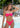 Ruched Bandeau Top (Strawberry Lemonade)