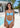 Ruched Bandeau Top (Sailor Stripe)