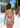 Ruched Bandeau Top (Sailor Stripe)