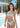 Ruched Bandeau Top (Sailor Stripe)